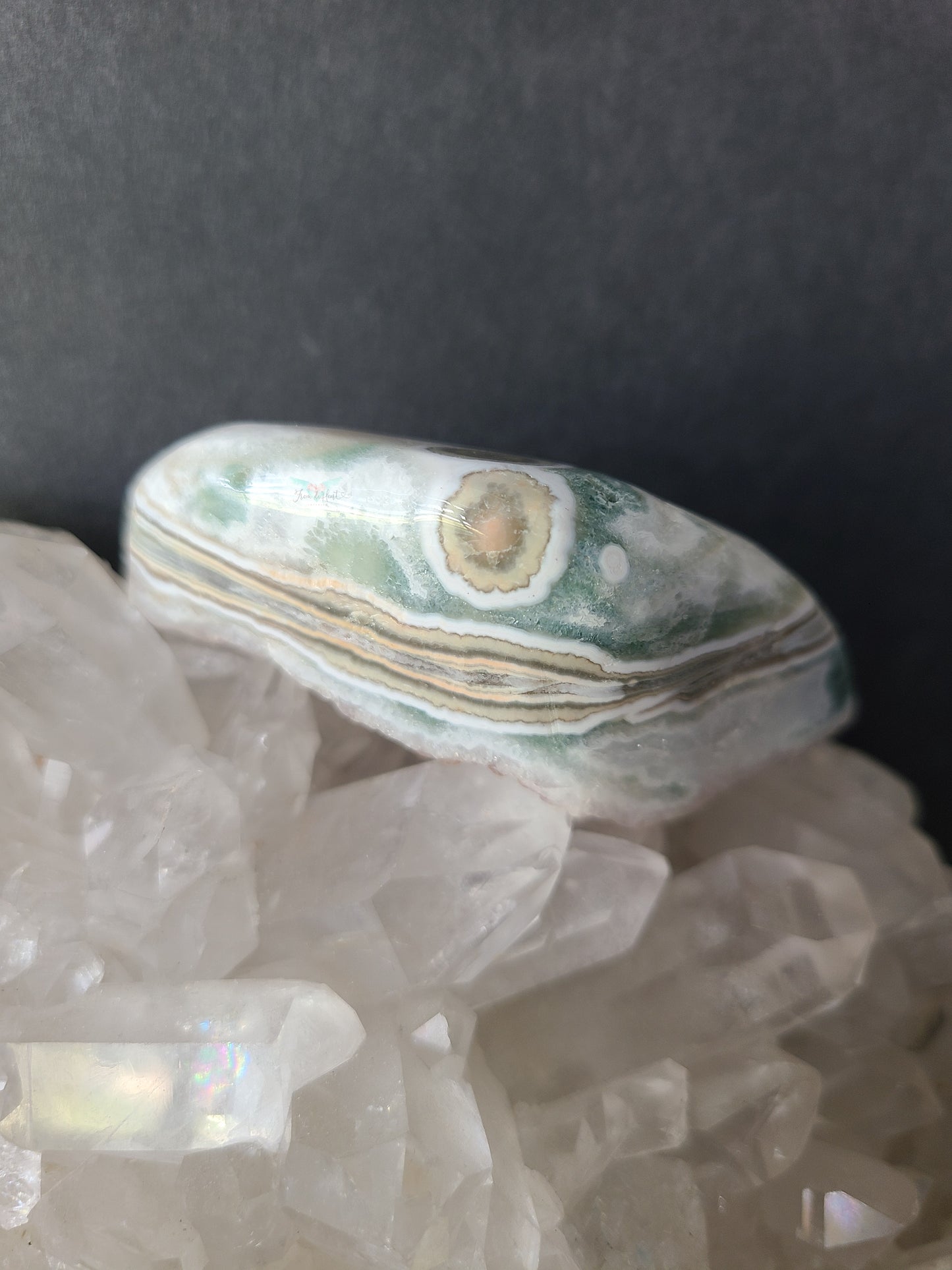 Eight Vein Ocean Jasper Free form