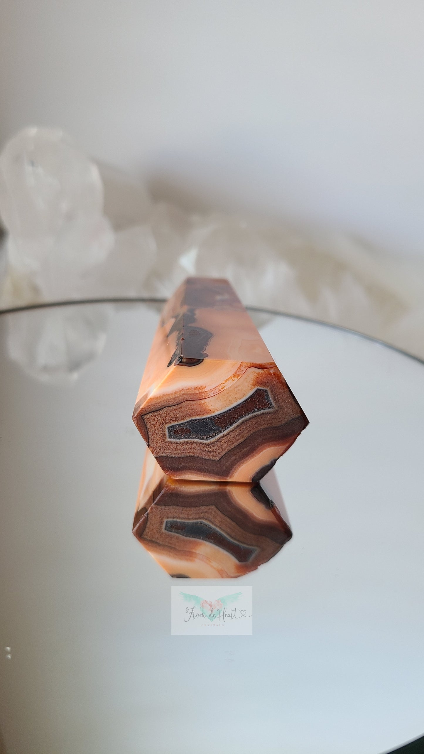 Carnelian Slab and Tower Pair (SALE)