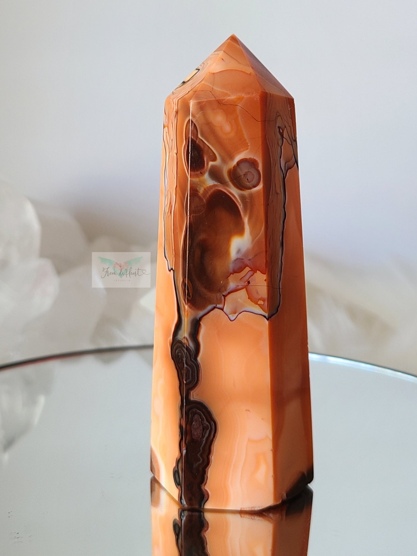 Carnelian Slab and Tower Pair (SALE)