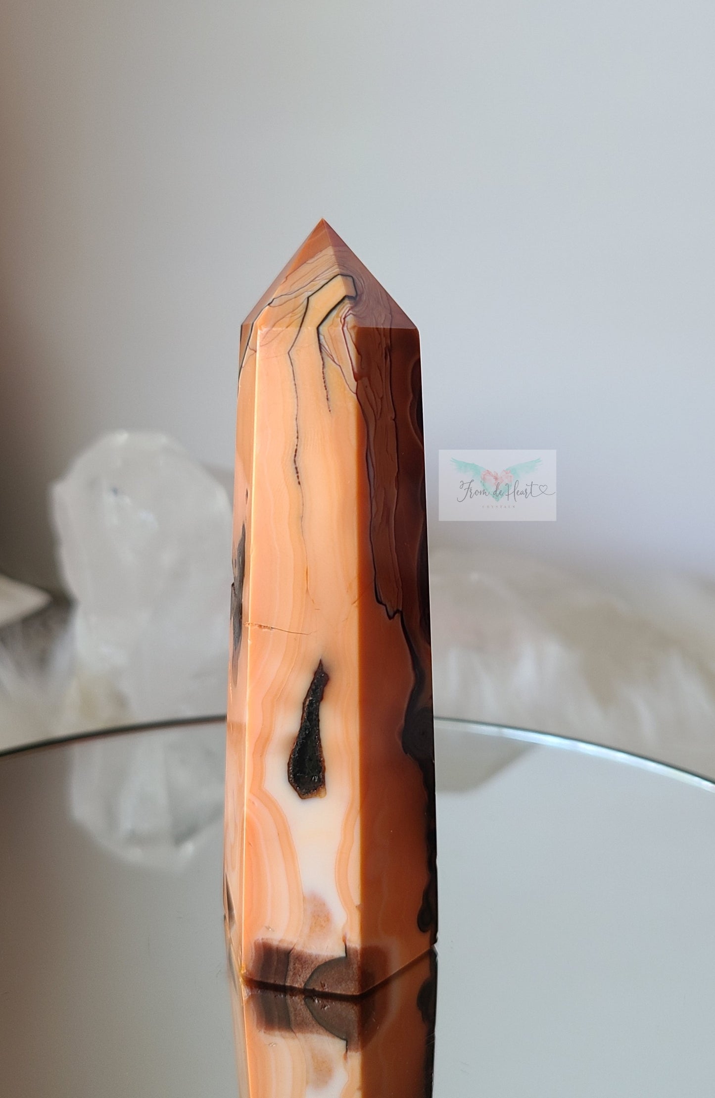 Carnelian Slab and Tower Pair (SALE)