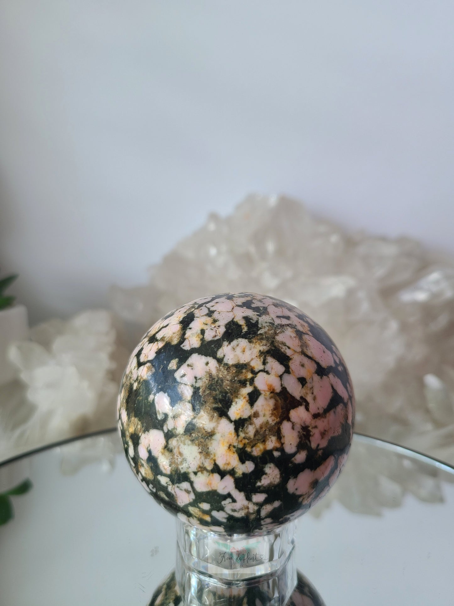 Marshmallow Jasper Sphere