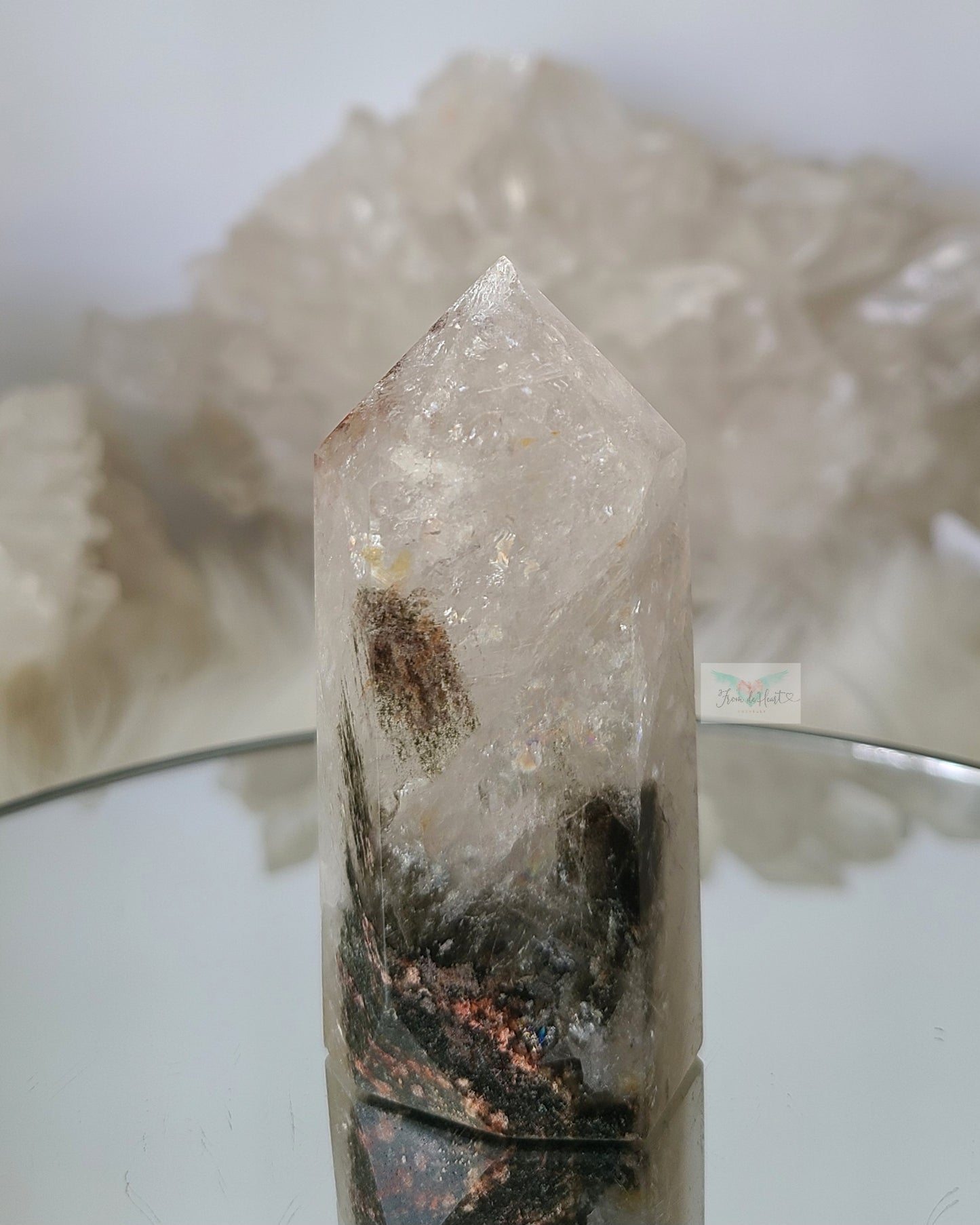 Rutilated Garden Quartz Tower