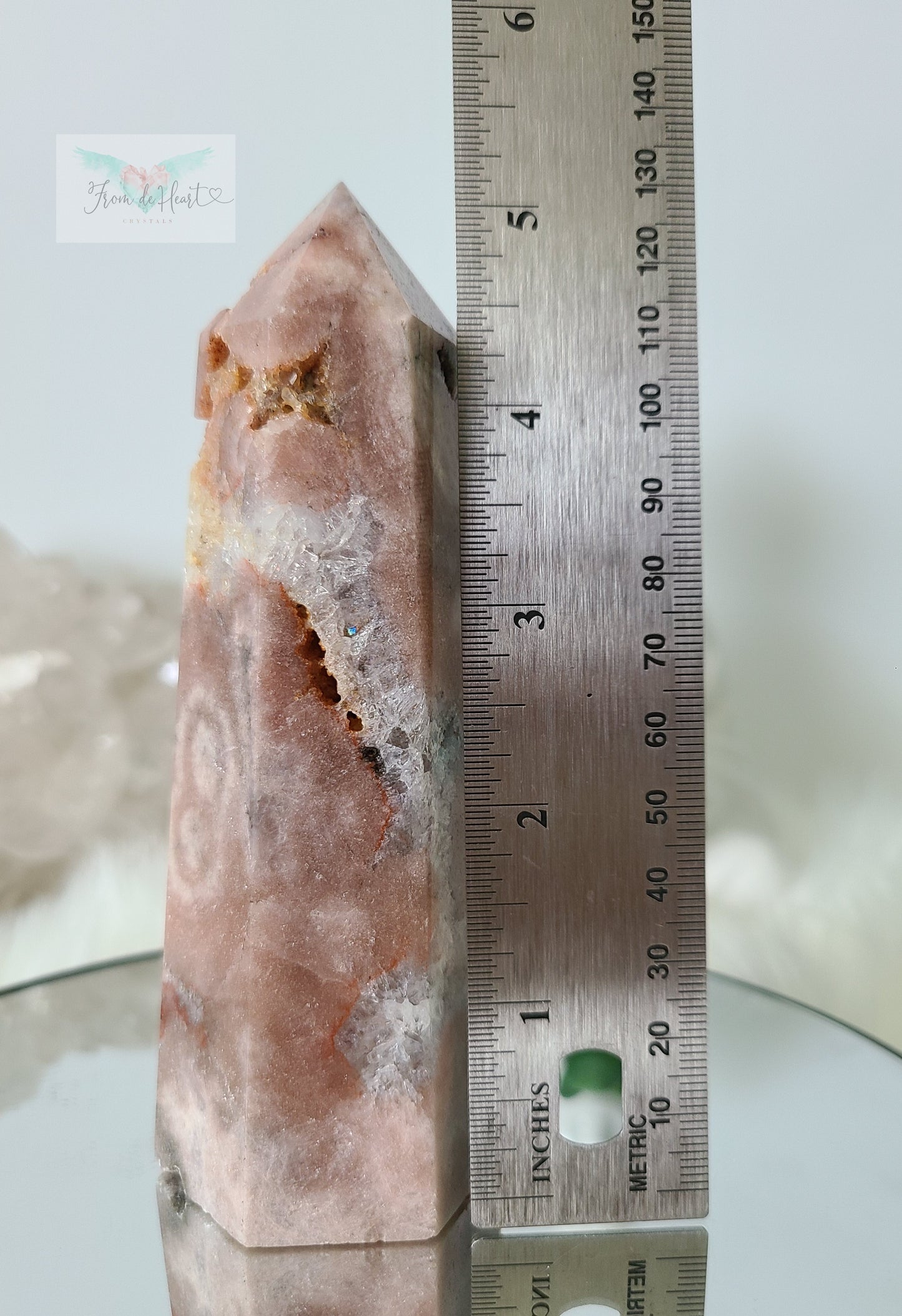 Pink Amethyst Quartz Tower (Sale)