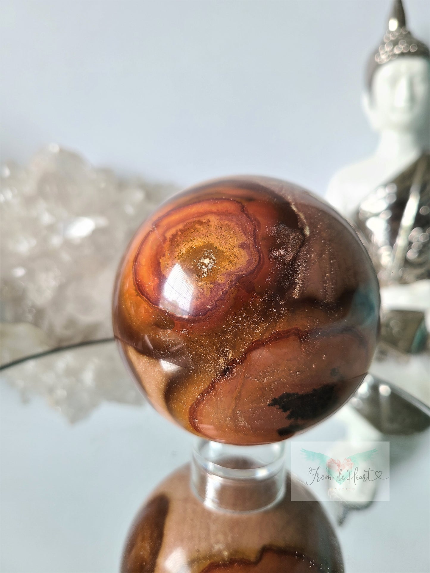 Large Polychrome Jasper Sphere (Sale)