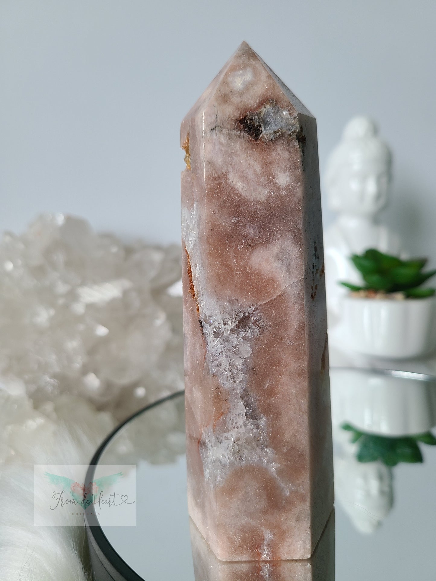 Pink Amethyst Quartz Tower (Sale)