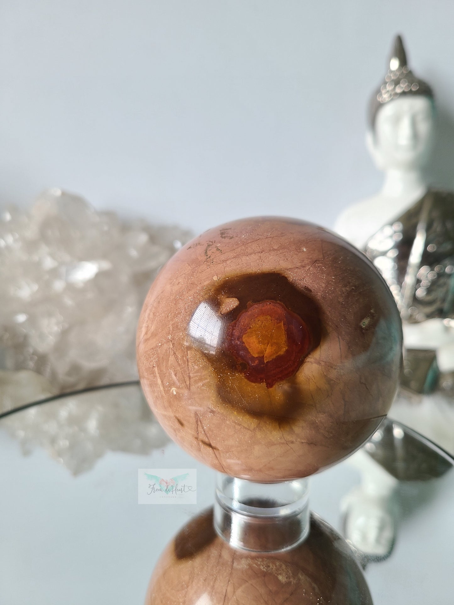 Large Polychrome Jasper Sphere (Sale)