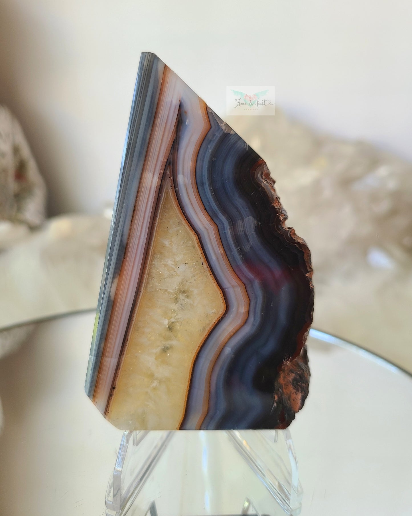 Blue Carnelian Slab