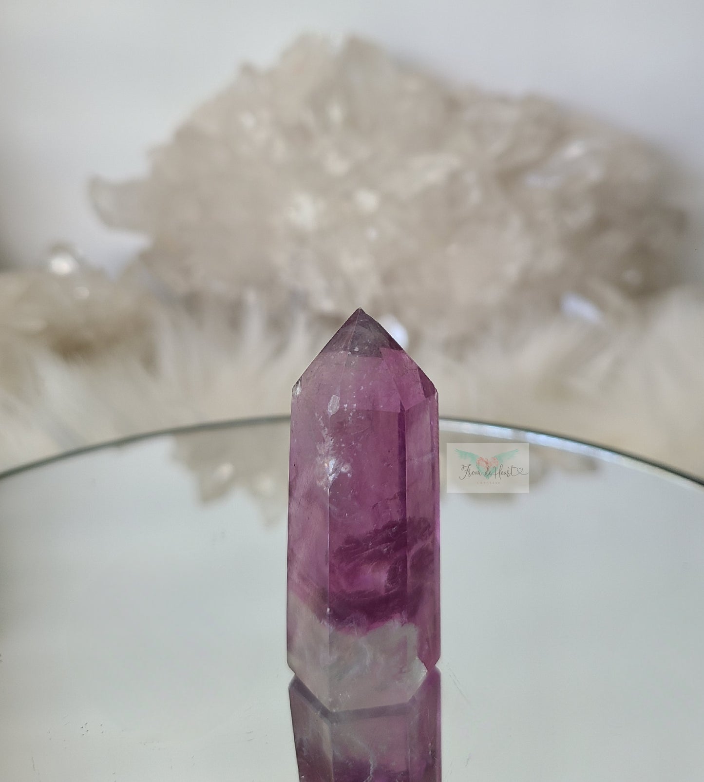 Pink Fluorite Tower (D)