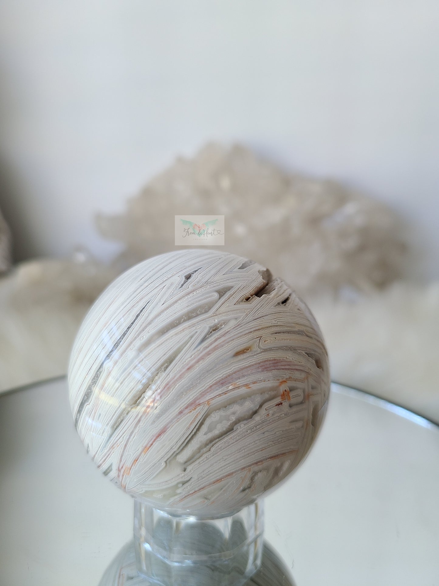 Mexican Lace Agate Sphere (C)