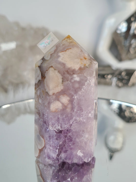 Amethyst Flower Agate Tower (SALE)