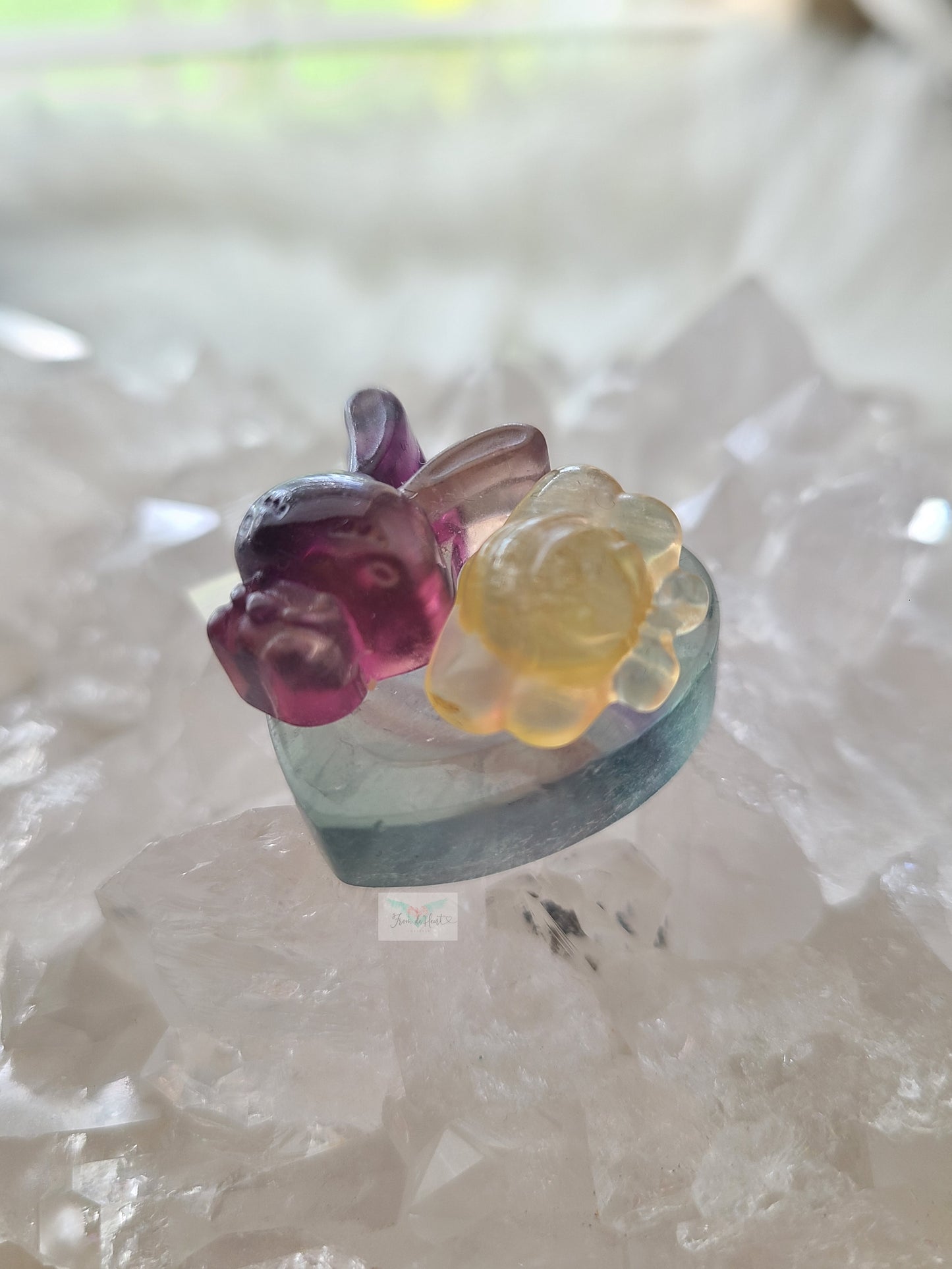 Fluorite Mini Bowl and Carvings