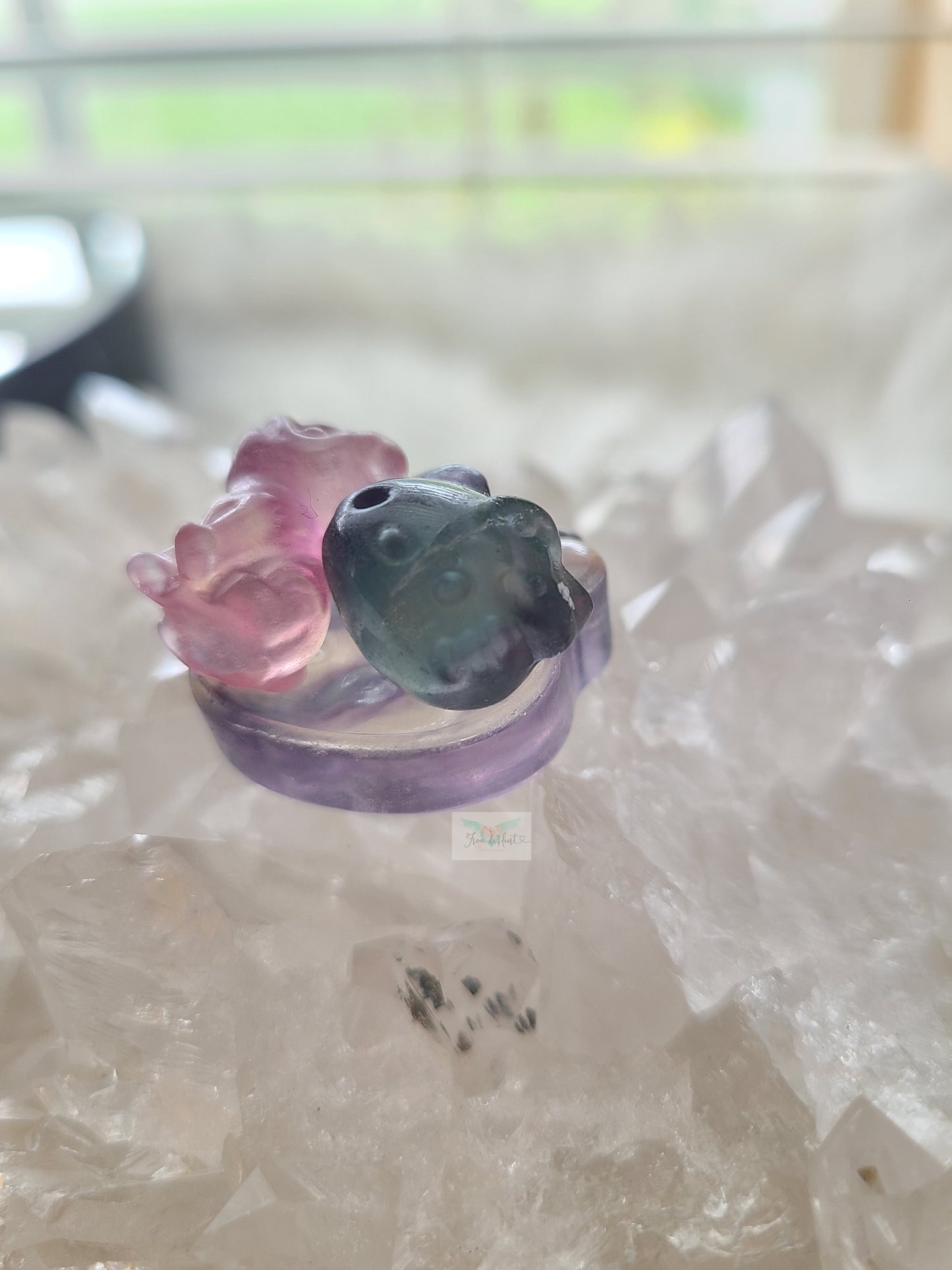 Fluorite Mini Bowl and Carvings