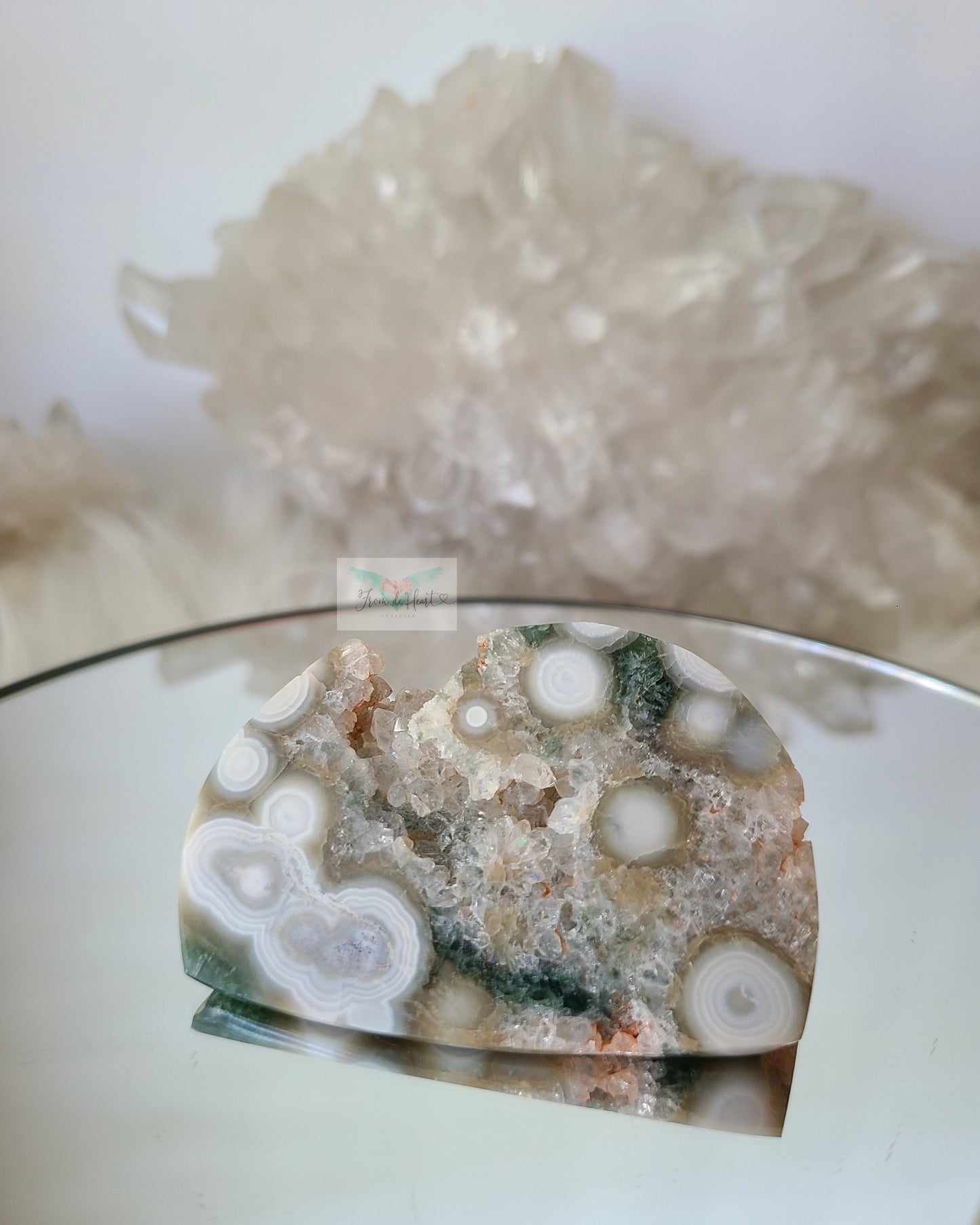 Druzy 8th Vein Ocean Jasper Freeform (A)