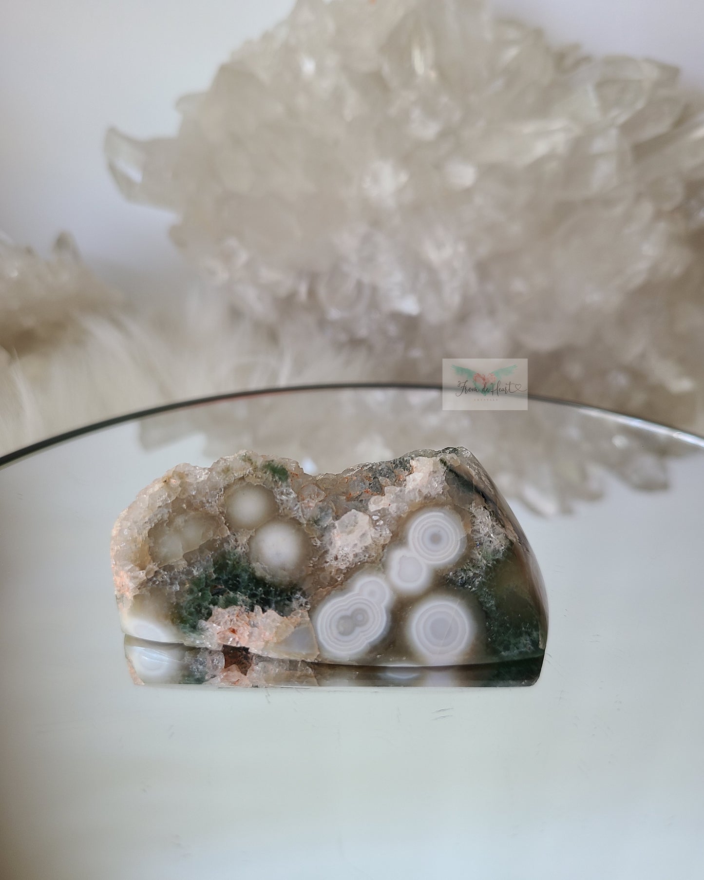 Druzy 8th Vein Ocean Jasper Freeform (A)