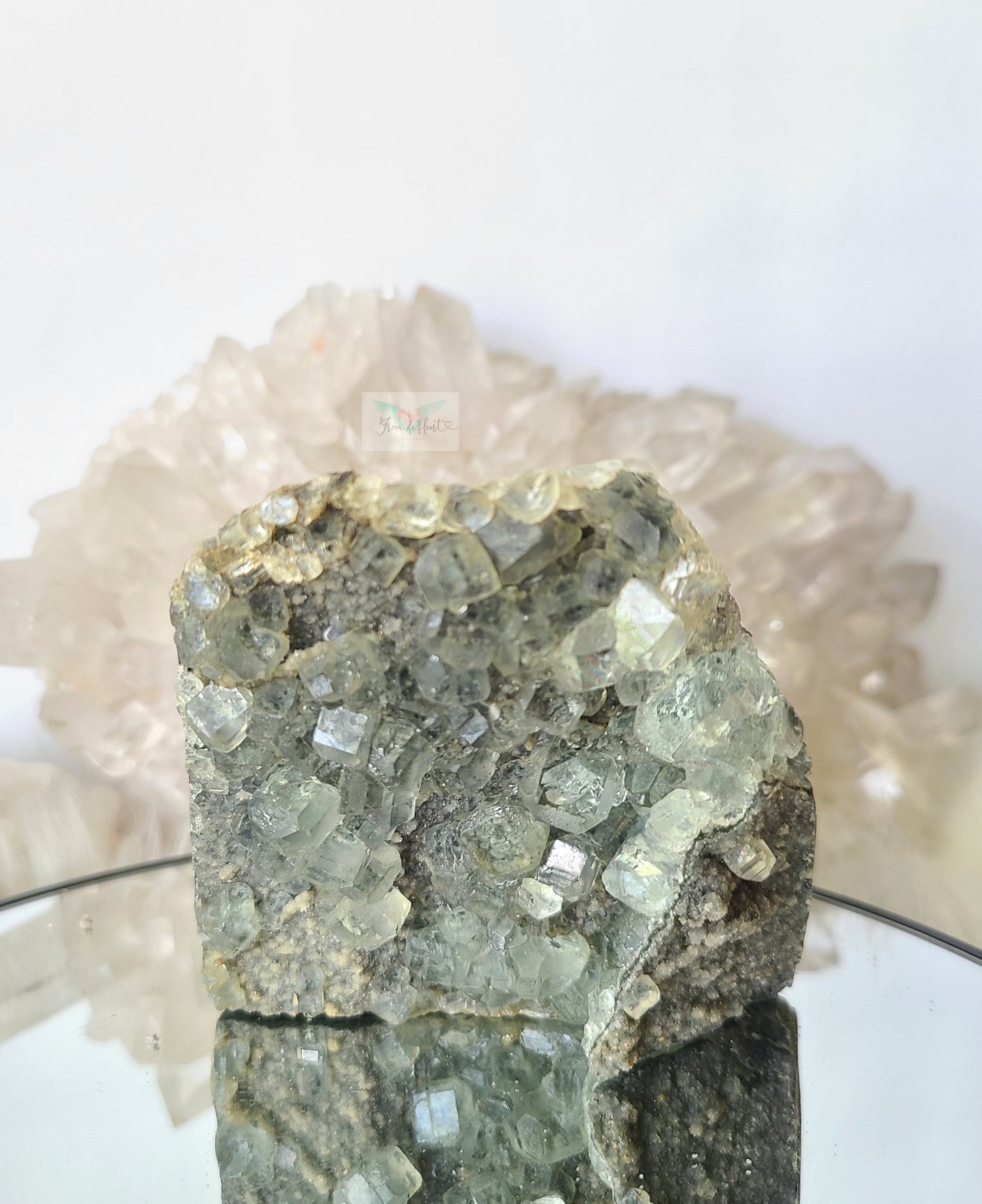 Sugar Druzy Sphalerite Fluorite Geode Specimen