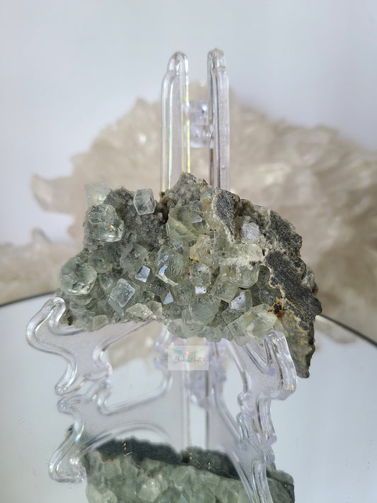 Sugar Druzy Sphalerite Fluorite Cluster