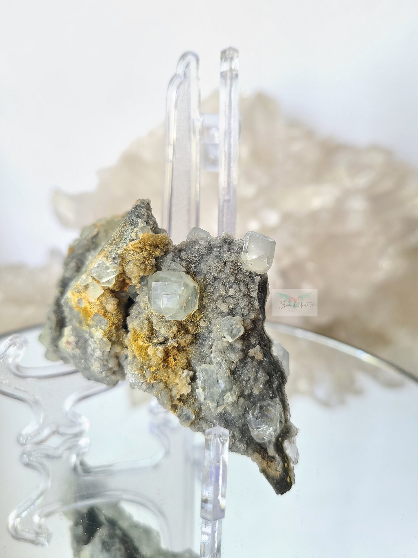 Sugar Druzy Sphalerite Fluorite Cluster