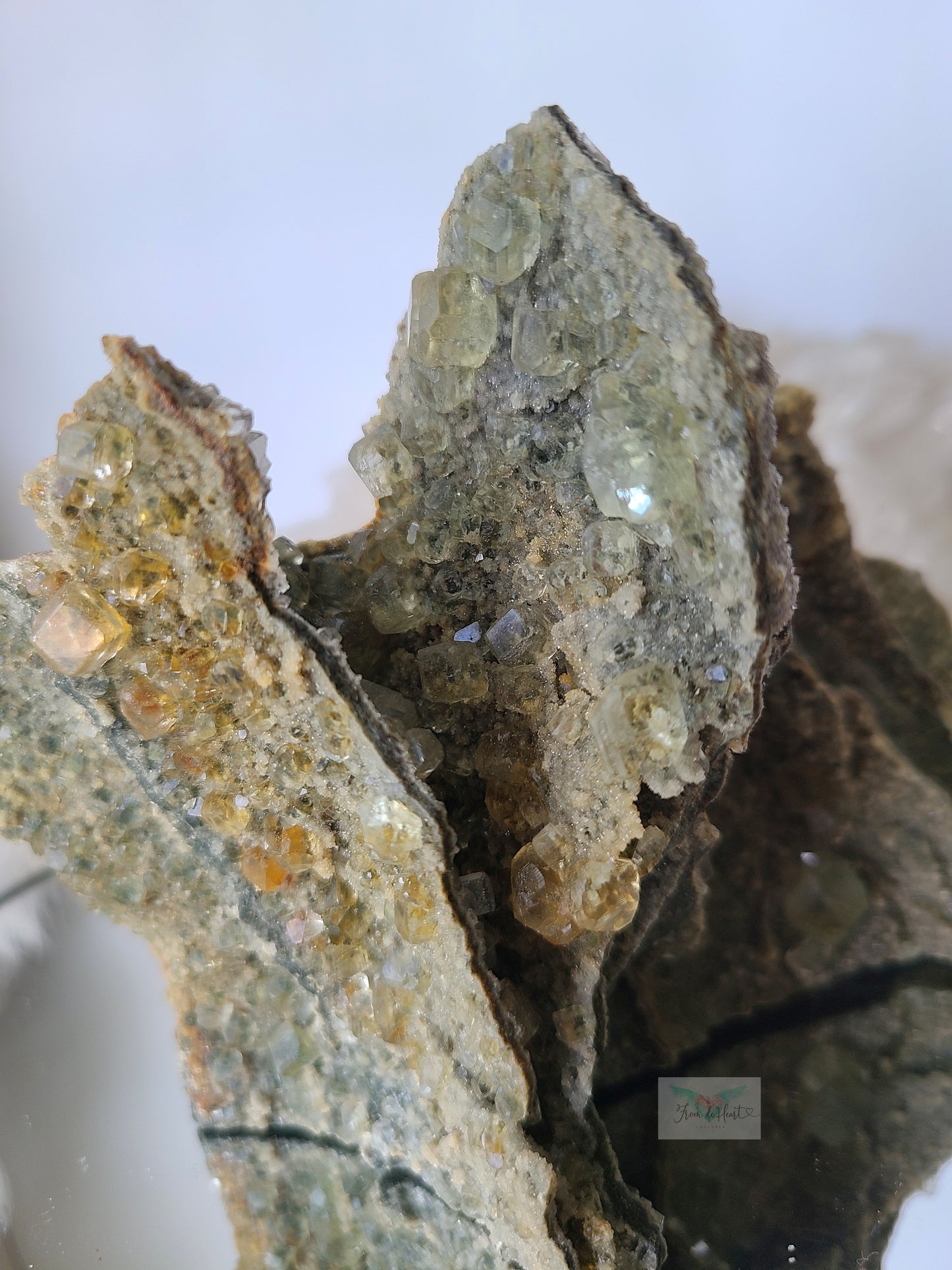 Sugar Druzy Sphalerite Fluorite Specimen