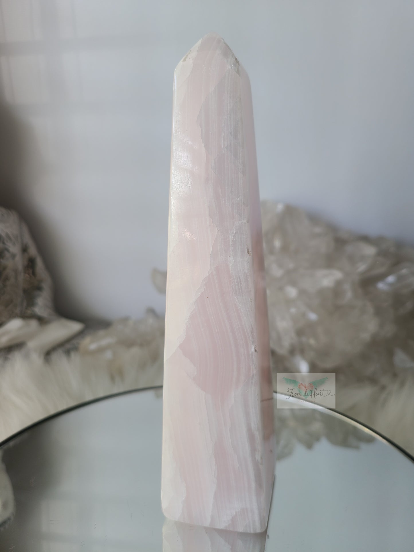 Pink Mangano Obelisk (UV Reactive) (A)