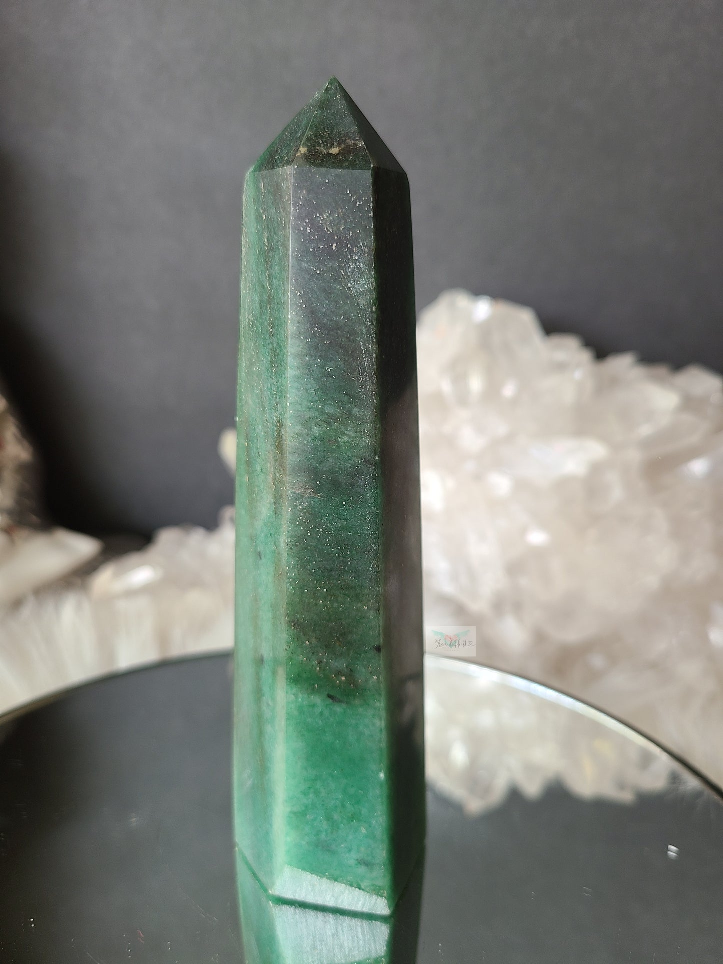 Green Aventurine Pyrite Tower (C)