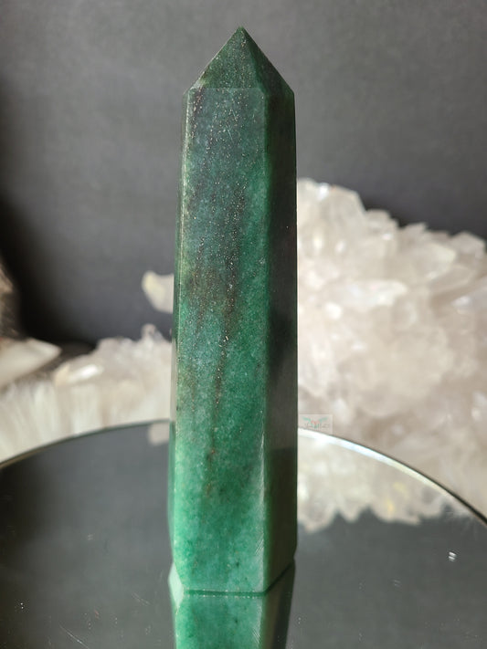 Green Aventurine Pyrite Tower (C)