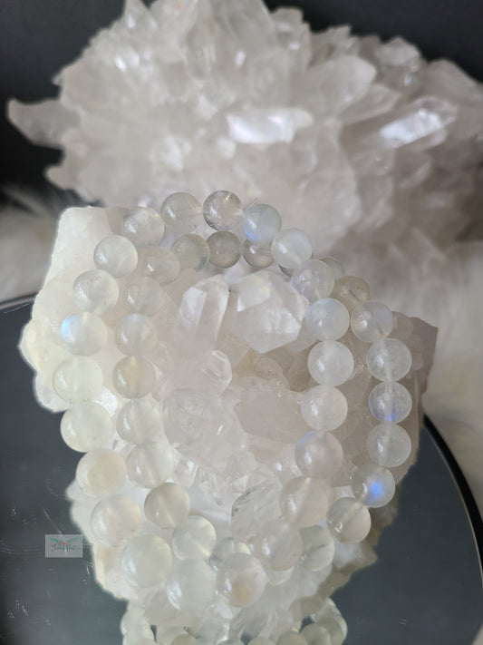 White Moonstone Bracelet