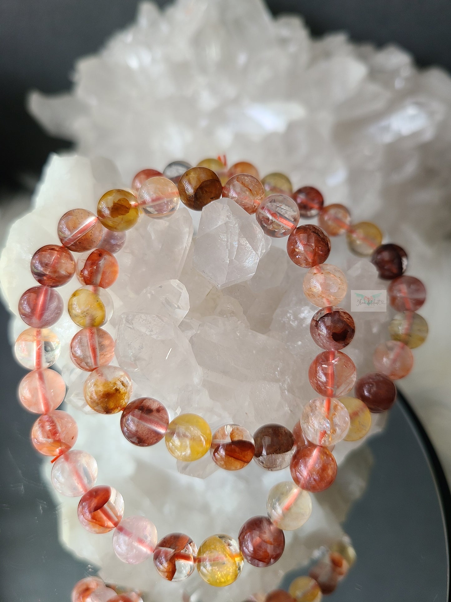 Fire Quartz Golden Healer Bracelet