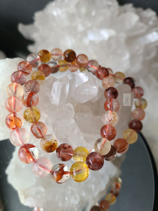 Fire Quartz Golden Healer Bracelet