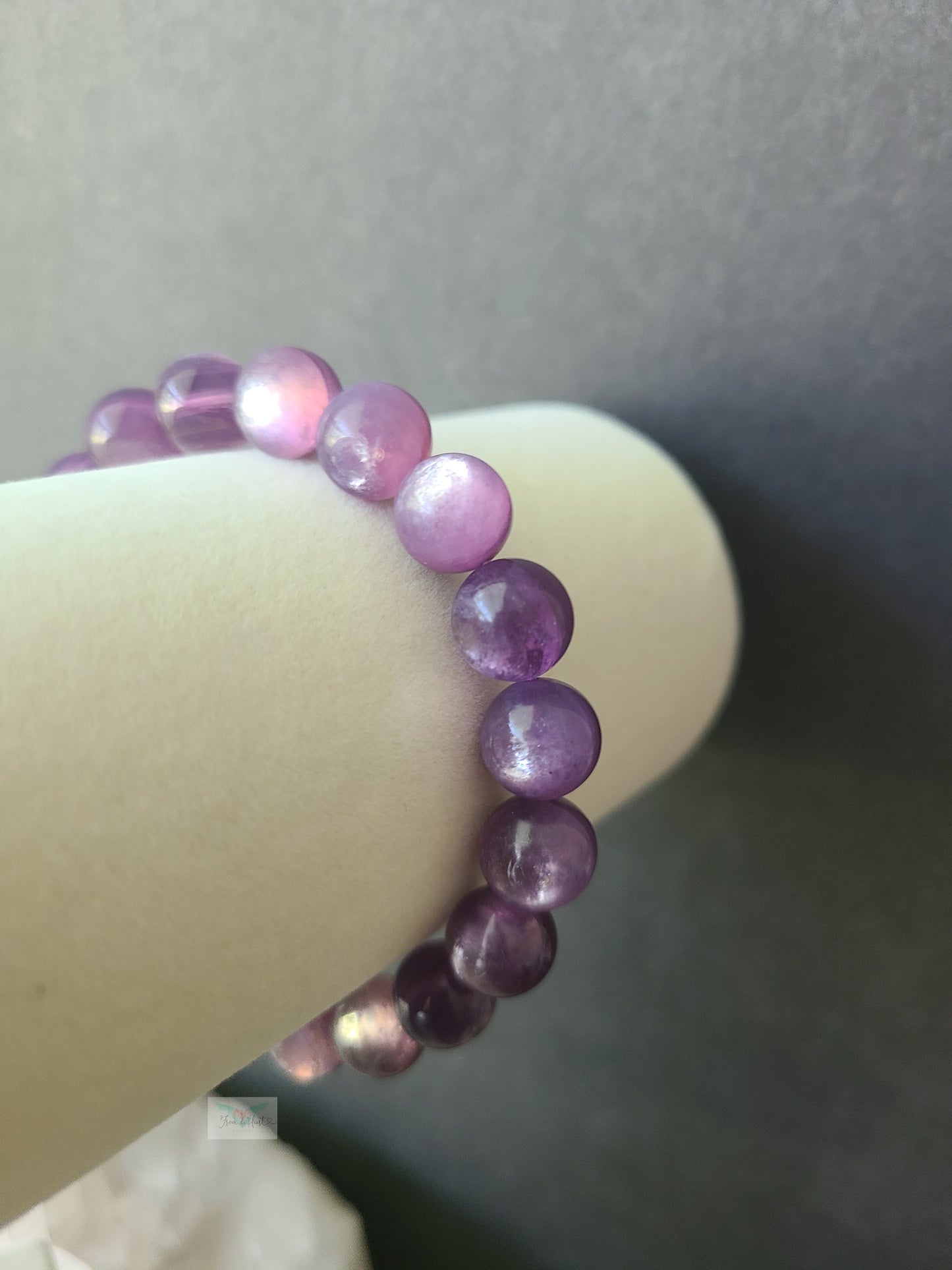 Gel Lepidolite Bracelet (High Quality)