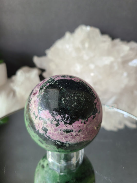 Ruby in Zoisite Sphere