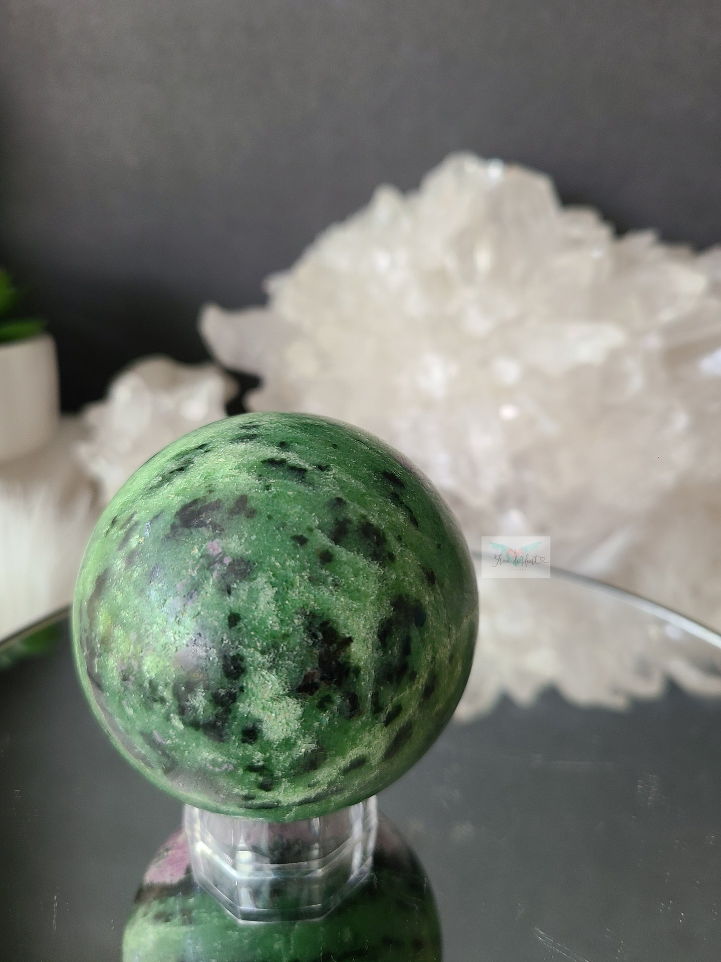 Ruby in Zoisite Sphere