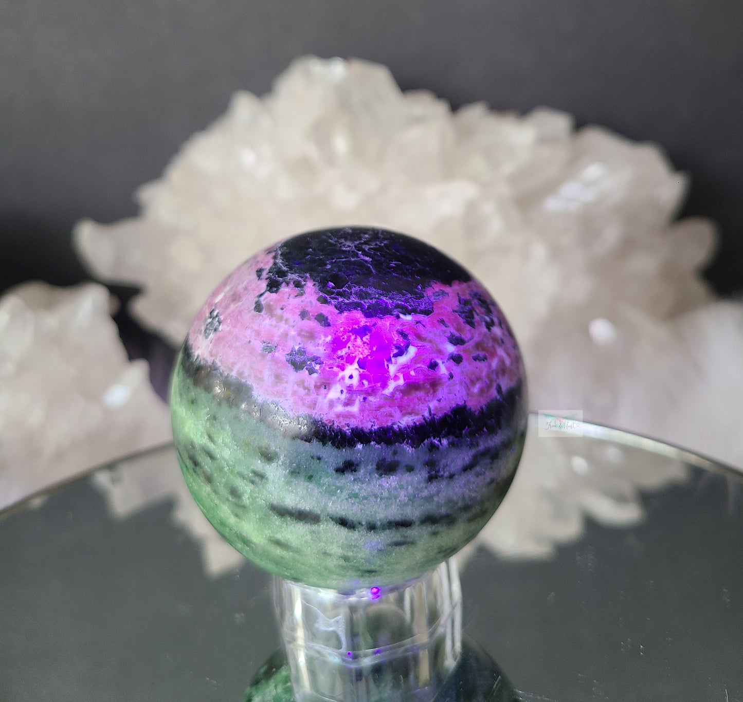 Ruby in Zoisite Sphere