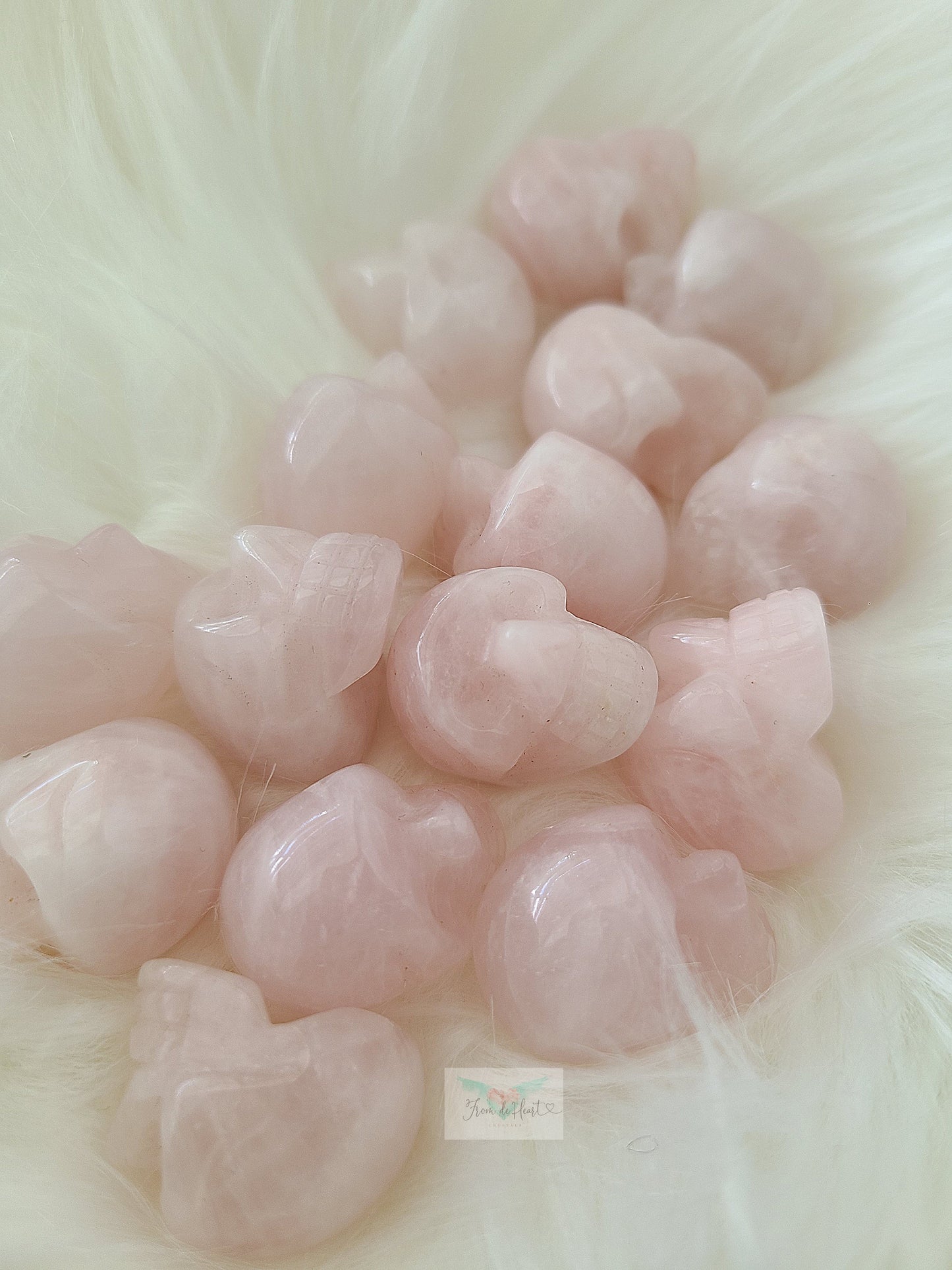 Rose Quartz Skulls (Intuitively Chosen)