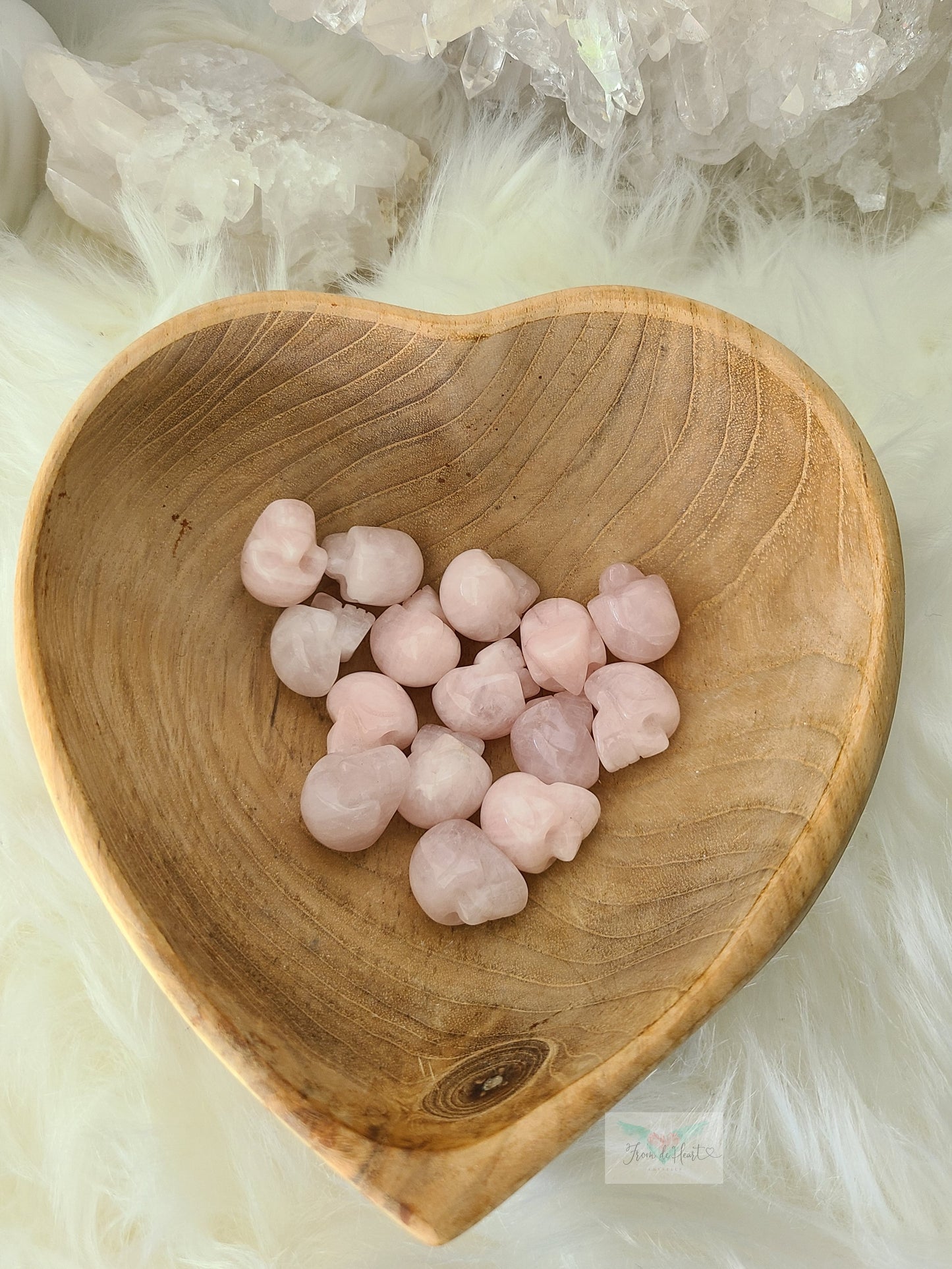 Rose Quartz Skulls (Intuitively Chosen)