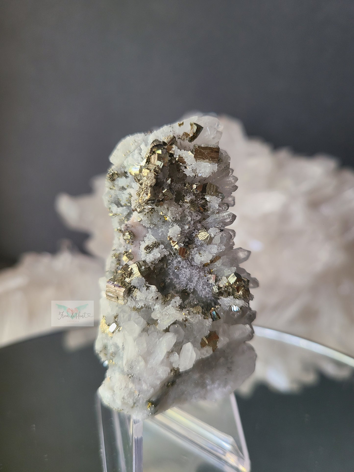 Quartz with Pyrite Specimen