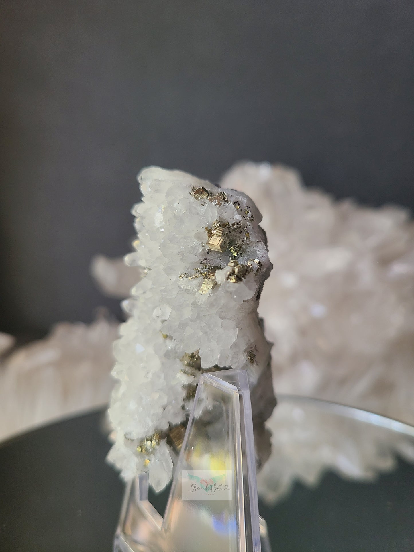 Quartz with Pyrite Specimen