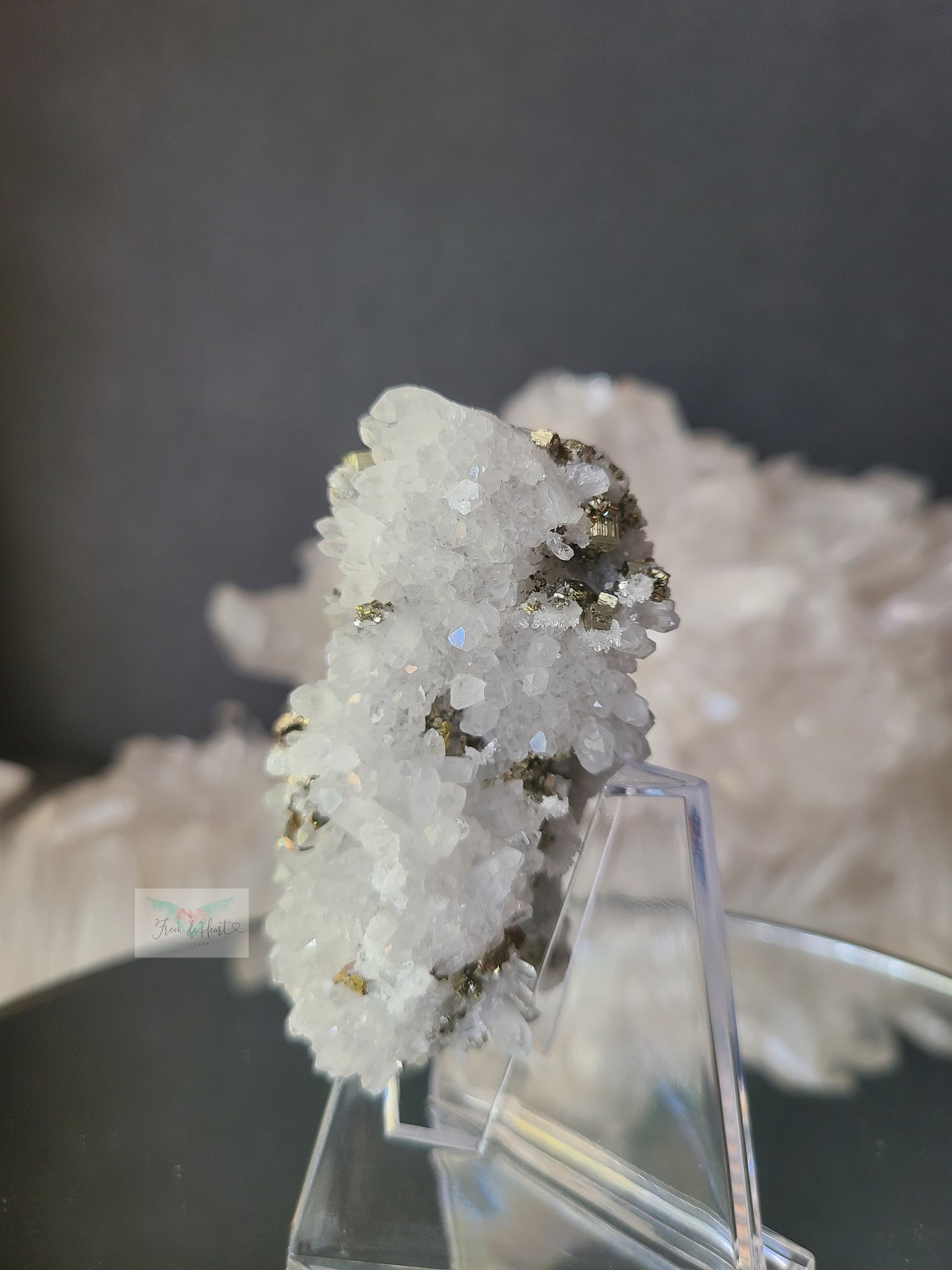 Quartz with Pyrite Specimen