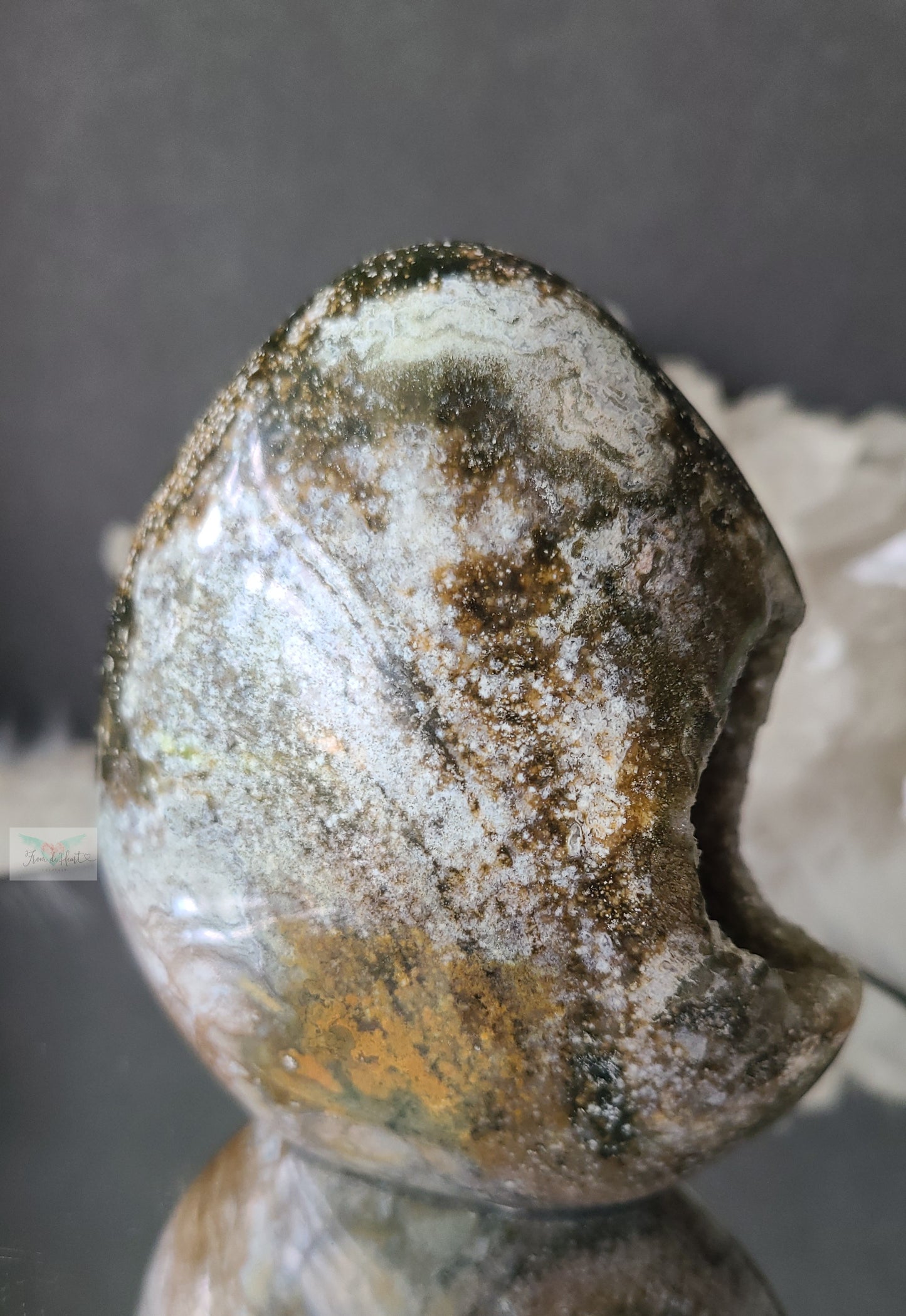 Druzy Ocean Jasper Freeform (Rare Find)