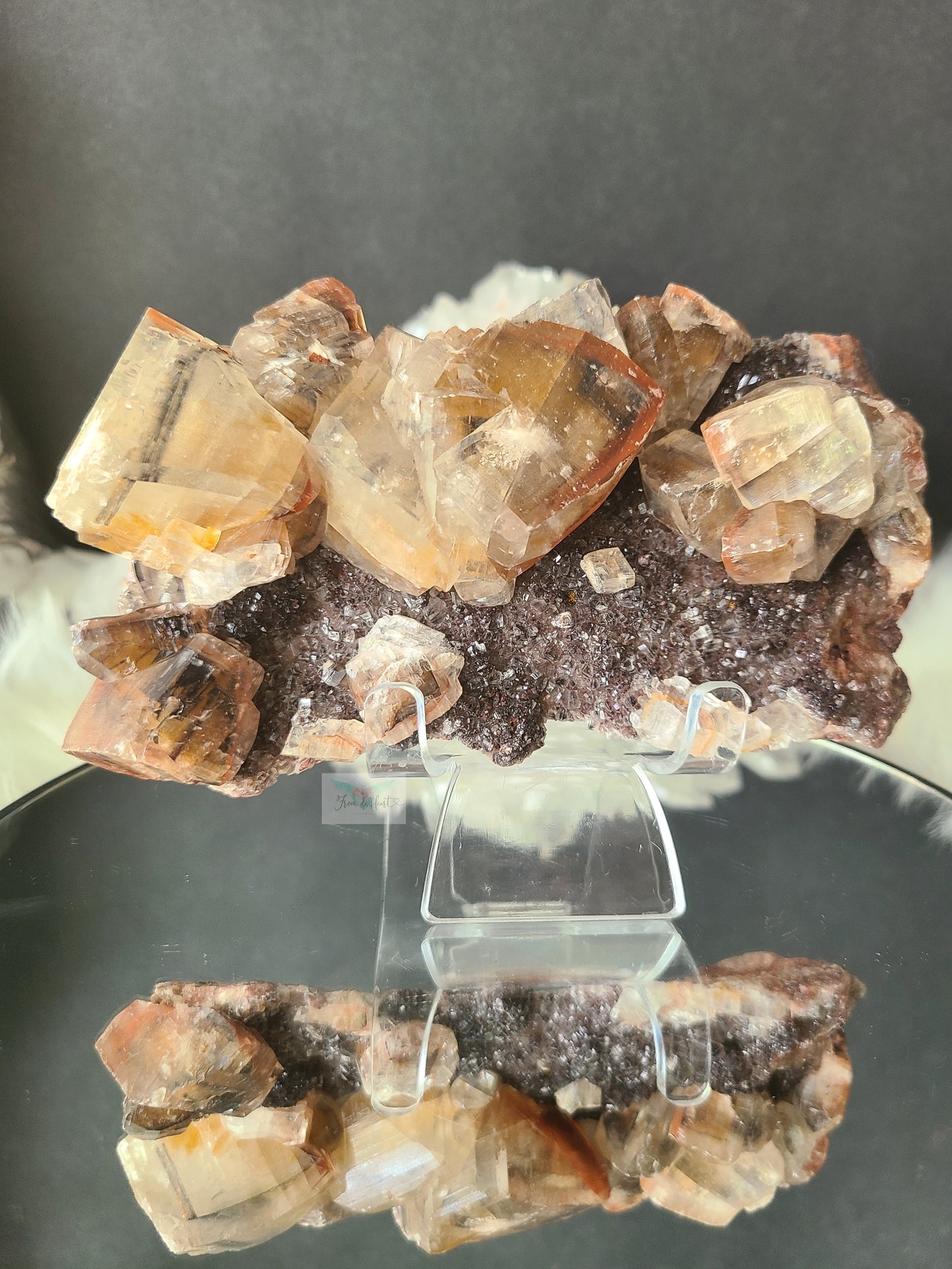 Red Diamond Calcite Specimen (High Quality)