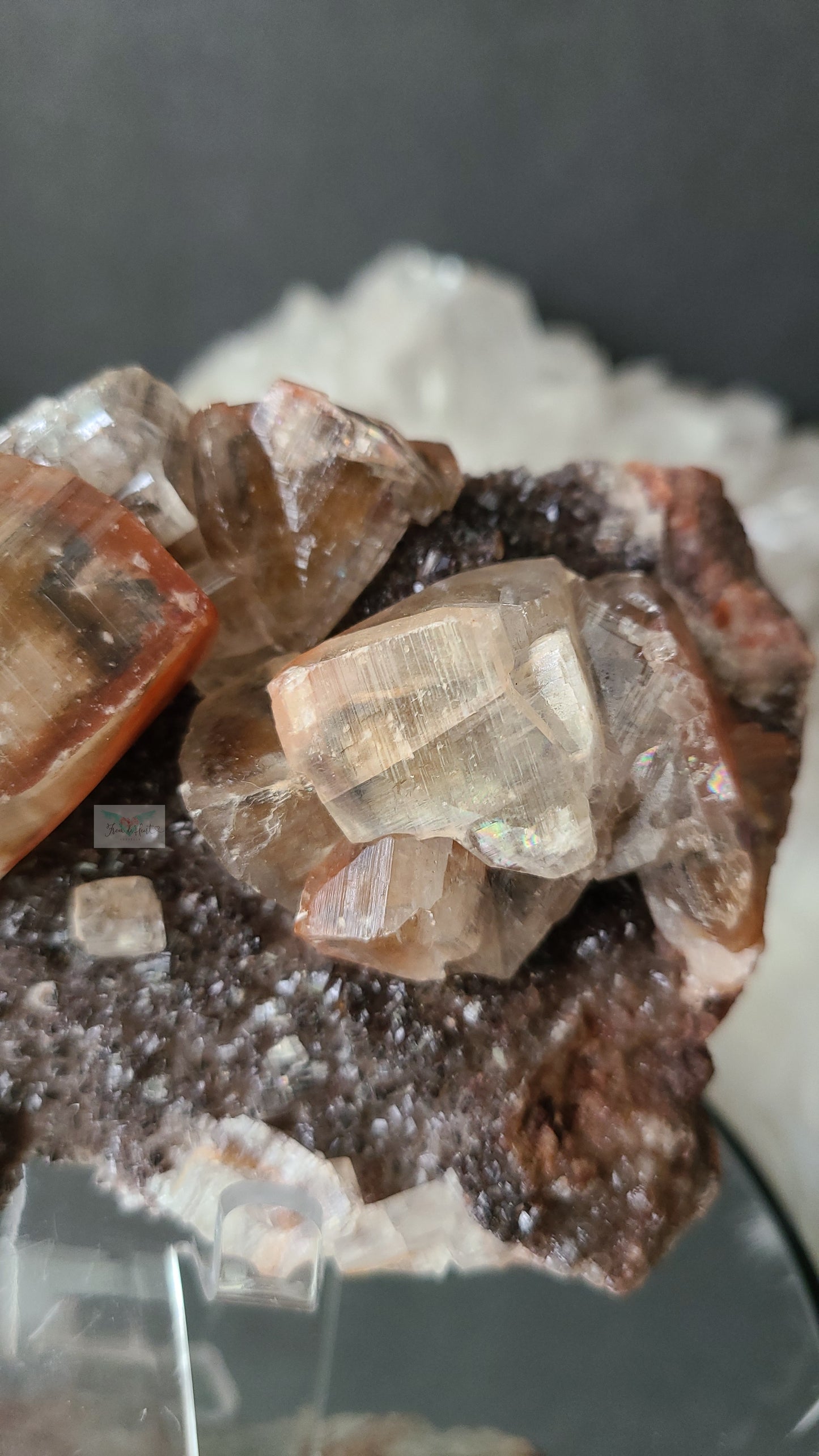 Red Diamond Calcite Specimen (High Quality)