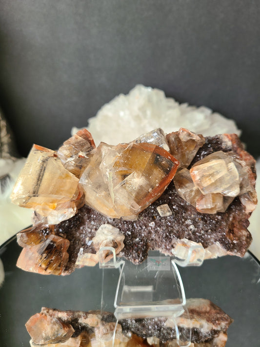 Red Diamond Calcite Specimen (High Quality)