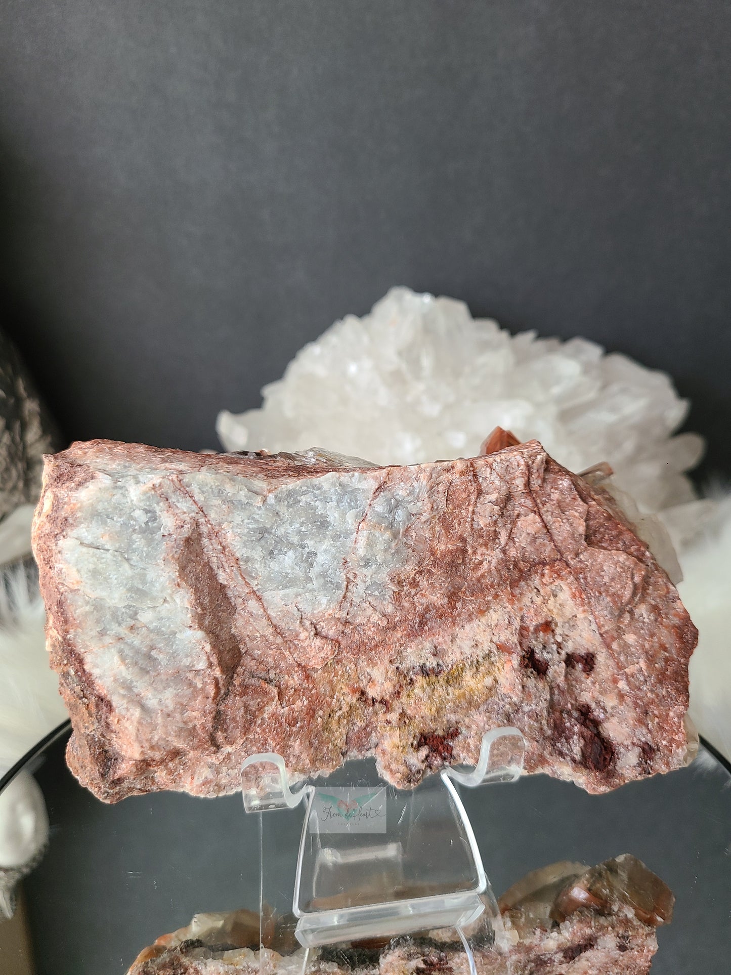 Red Diamond Calcite Specimen (High Quality)