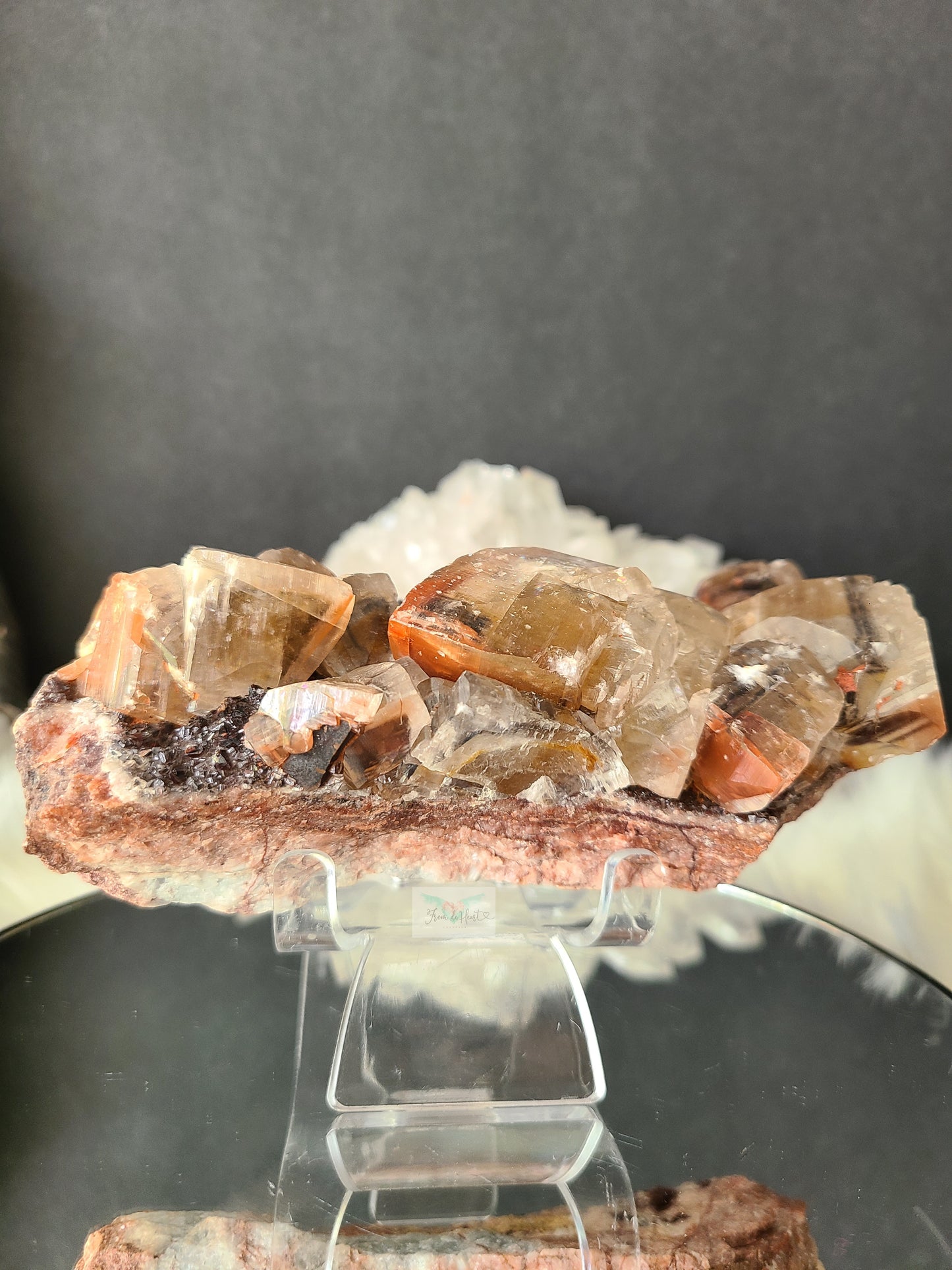 Red Diamond Calcite Specimen (High Quality)