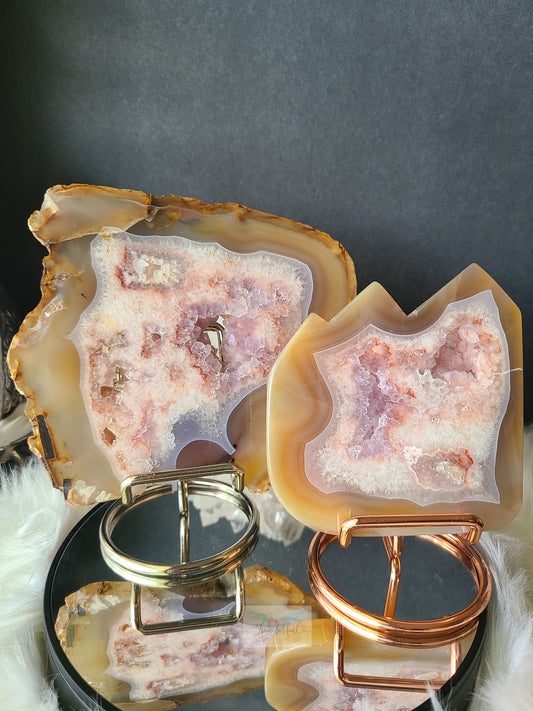 Pink Amethyst Agate Slab