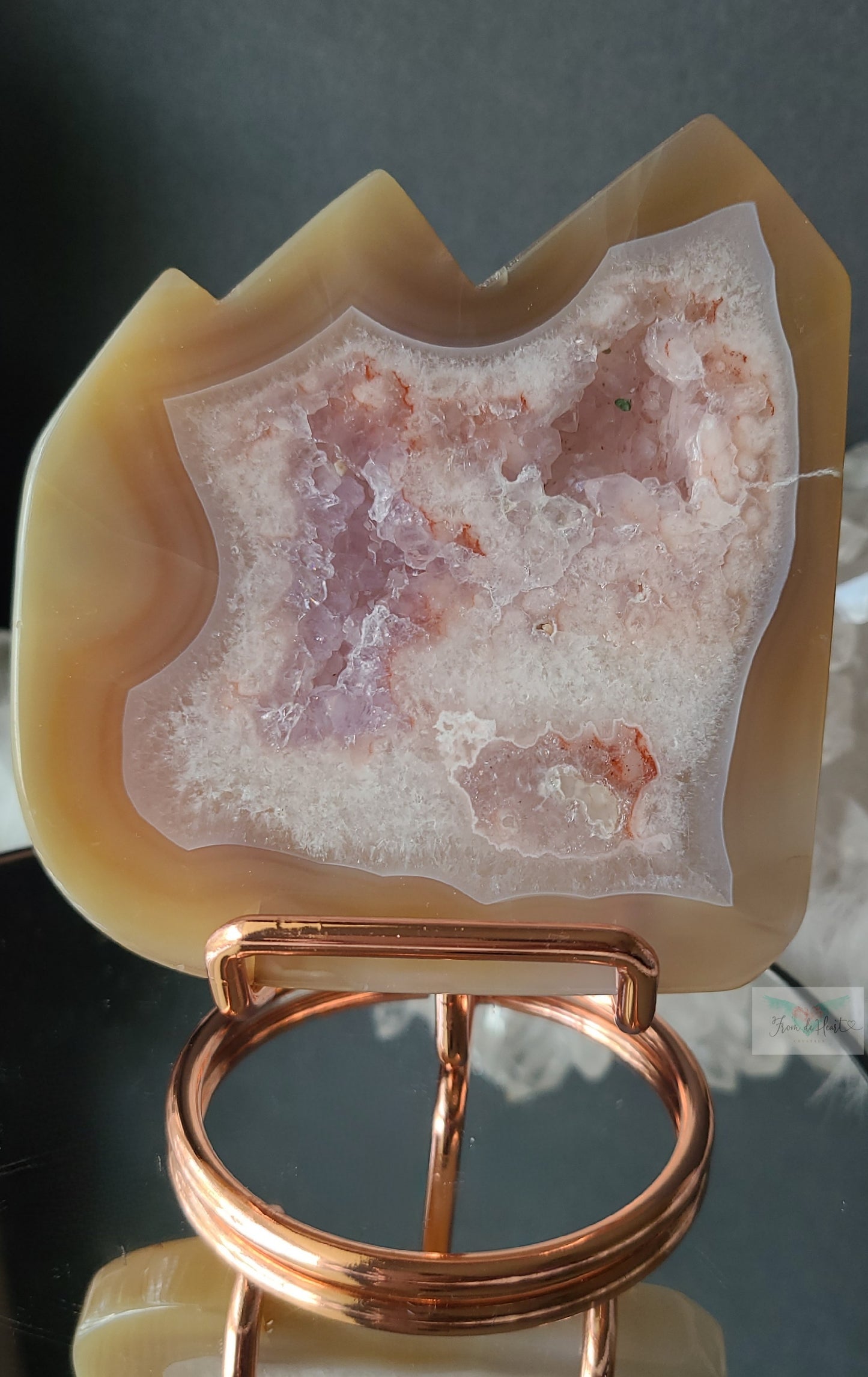 Pink Amethyst Agate Slab