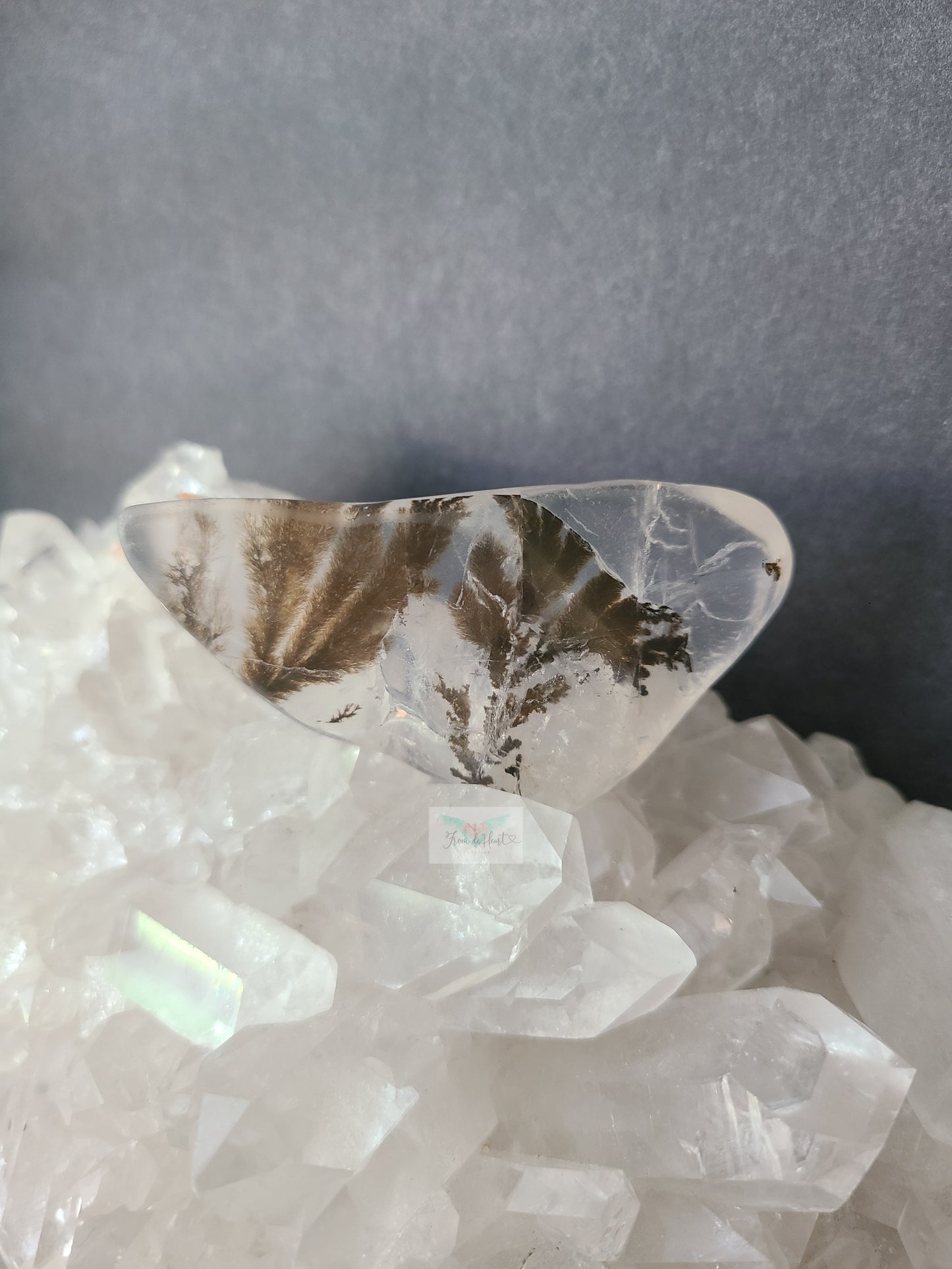 Dendritic Clear Quartz freeforms