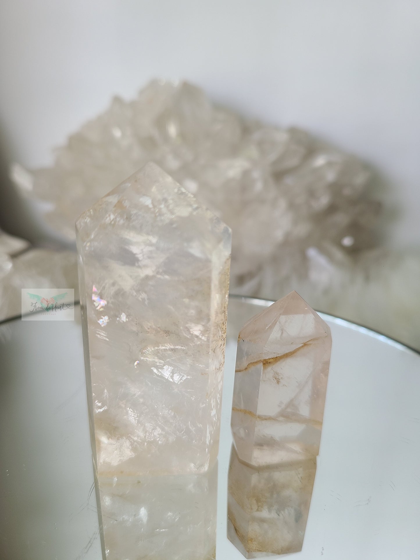 Dendritic Clear Quartz Towers