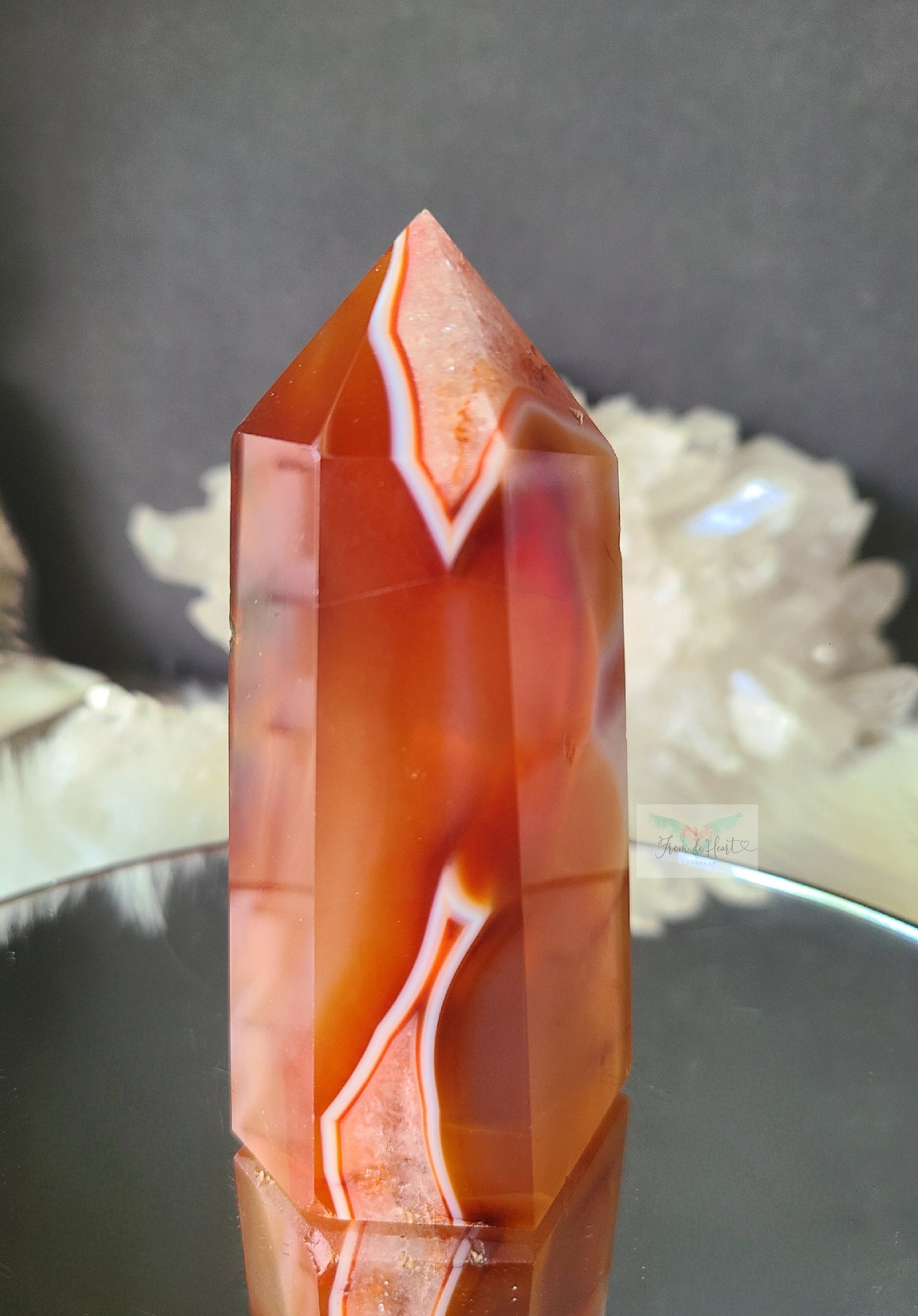 Carnelian Quartz Tower