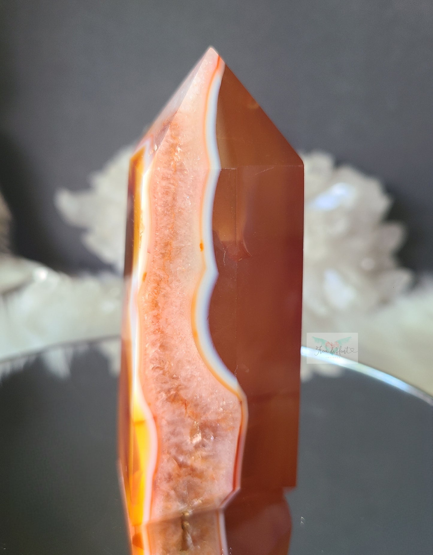 Carnelian Quartz Tower