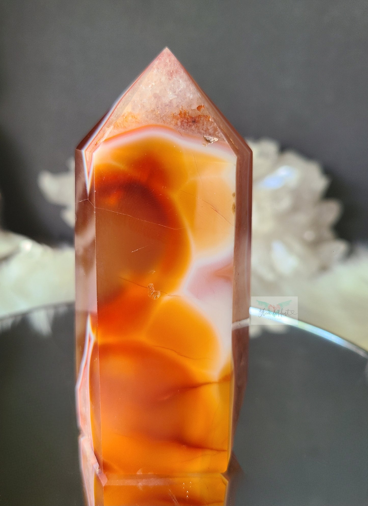 Carnelian Quartz Tower